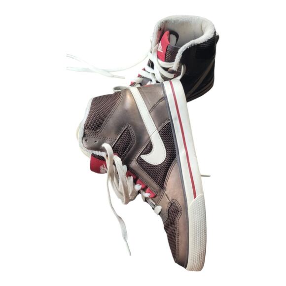 Nike Classic Delta Force High AC Dark Cinder Sail/Deep Red (375851-211)‎ Size 7 - Picture 2 of 9